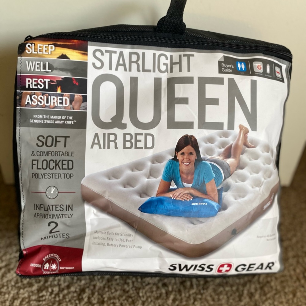 Swiss Gear Starlight Queen Air Bed with Pump
